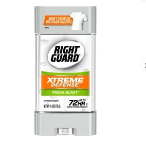 Right Guard Xtreme Defense Antiperspirant Deodorant Gel, Fresh Blast, 4 Ounce